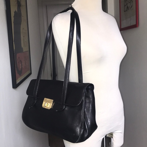 Vintage Sapel Italian leather handbag 😘 - Picture 3 of 8